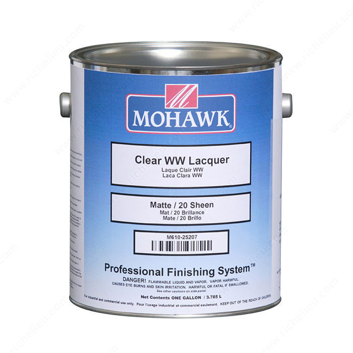 Finisher's Choice Clear Lacquer, Volume 1 gal., Sheen Matte