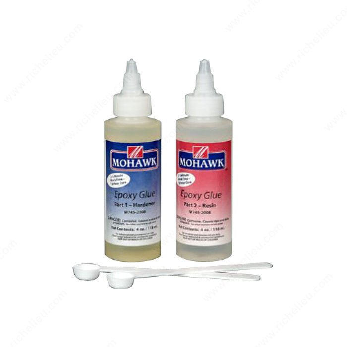 Liquid Epoxy Glue, Volume 8 oz, Specifications Work Time 2 Hours