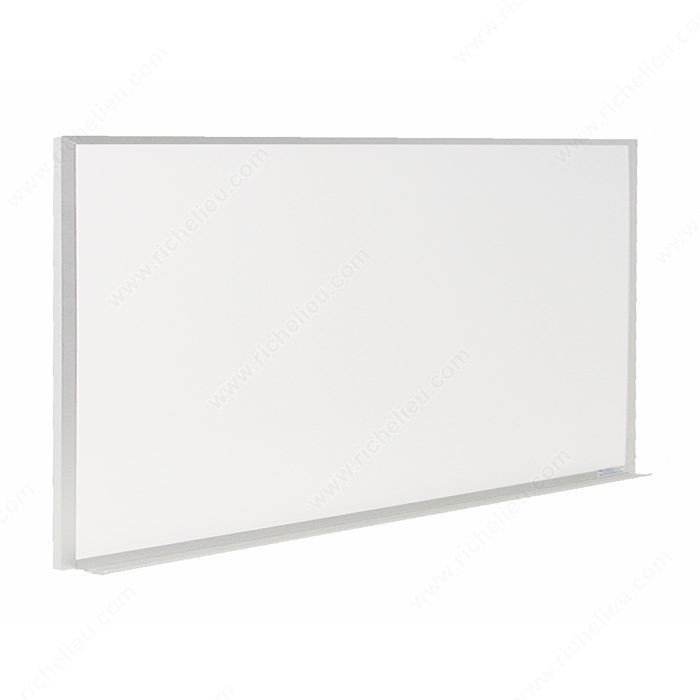 Porcelain Magnetic Whiteboards, Porcelain enamel, Width 4 ft