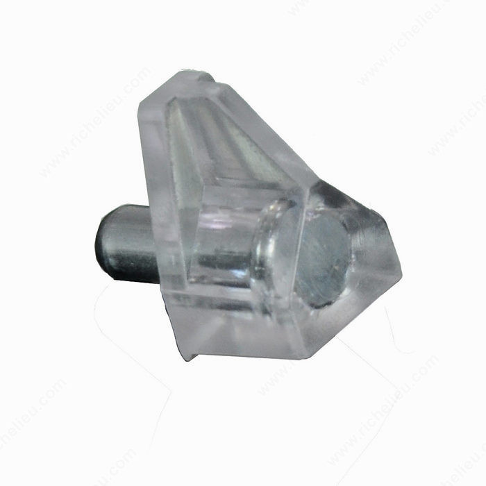 Plastic Support with Steel Pin - 5 mm, Finish Clear, Our Divisions Richelieu