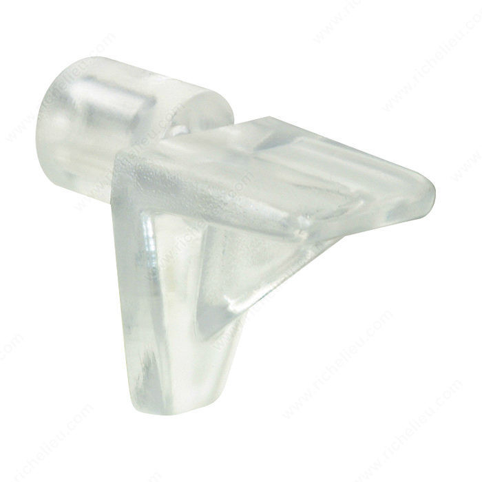 Plastic Shelf Pin, Drilling Diameter 6 mm, Finish Clear
