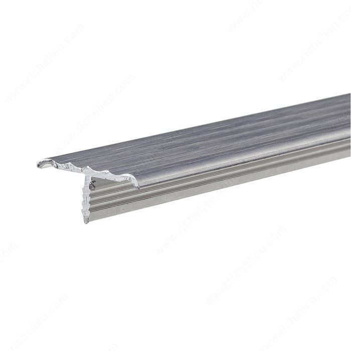 Aluminum Tee Mouldings, Color/ Finish Brushed Aluminum, Material Aluminum