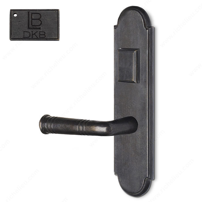 Left Mortise Escutcheon Entry, Lever L3/L3, 2.50 - Montana, Finish Dark Bronze