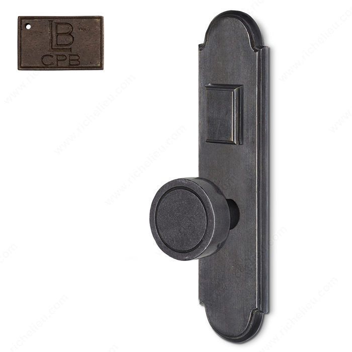Left Mortise Escutcheon Entry, Knob K4/K4, 2.75 - Montana, Finish Copper Bronze