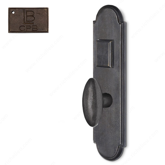 Left Hand Reverse Mortise Escutcheon Entry, Knob K1/K1, 2.50 - Montana, Finish Copper Bronze