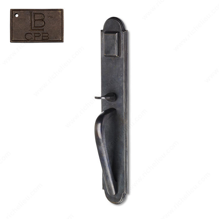 Left Mortise Handle Entry, Lever L2, 2.50 - Montana, Finish Copper Bronze