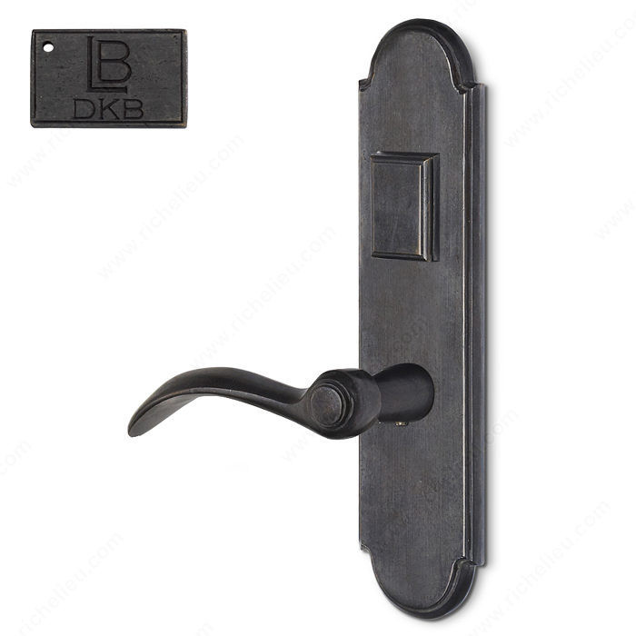 Left Mortise Handle Entry, Lever L1, 2.75 - Montana, Finish Dark Bronze