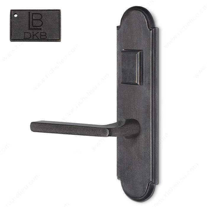 Left Mortise Handle Entry, Lever L2, 2.75 - Montana, Finish Dark Bronze