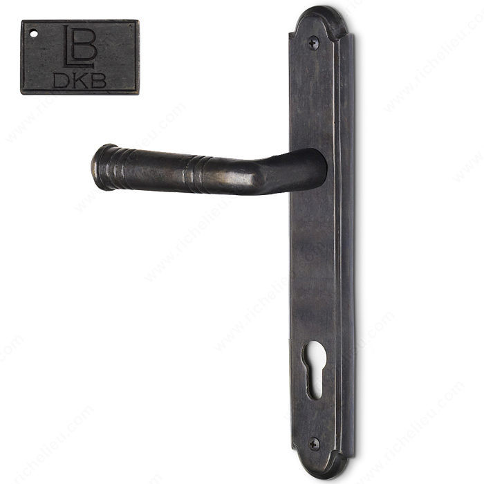 Left Hand Multipoint Entry, European Cylinder, Lever L3 - Montana, Finish Dark Bronze