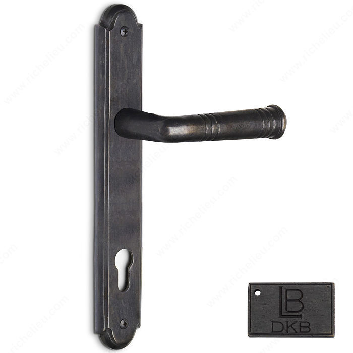 Right Hand Multipoint Entry, European Cylinder, Lever L3 - Montana, Finish Dark Bronze