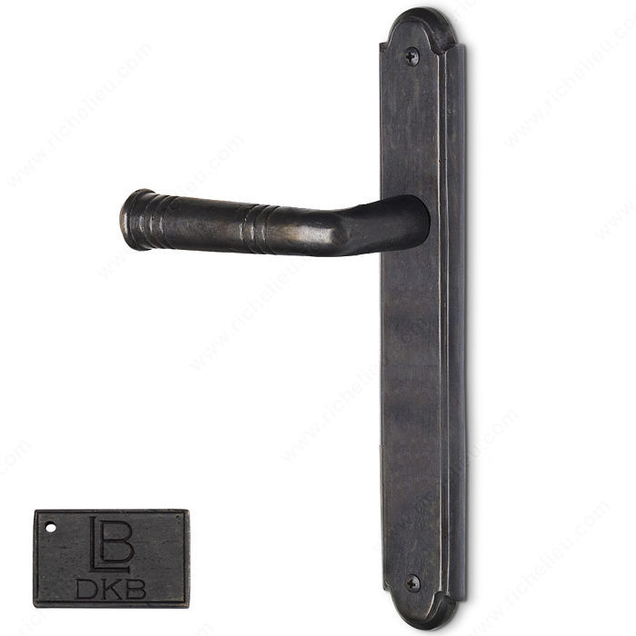 Left Hand Multipoint Full Dummy, European Cylinder, Lever L3 - Montana, Finish Dark Bronze