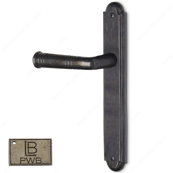 Left Hand Multipoint Full Dummy, European Cylinder, Lever L3 - Montana, Finish Pewter Bronze