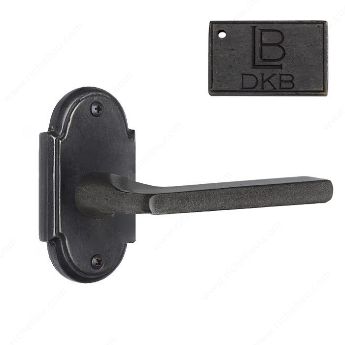 Rosette Full Dummy Set, Lever L2 - Montana, Finish Dark Bronze