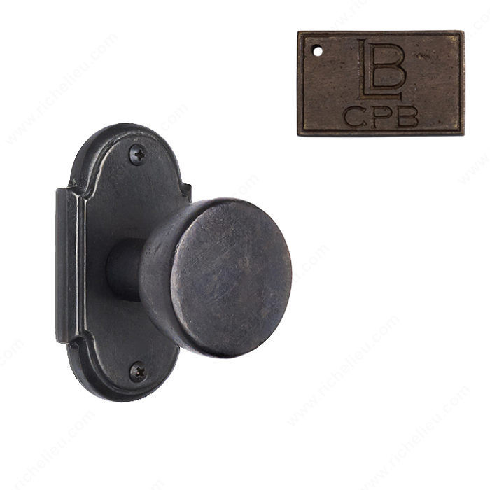 Rosette Passage Set, Knob K2, 2.75 - Montana, Finish Copper Bronze