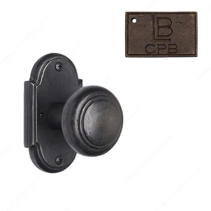 Rosette Privacy Set, Knob K3, 2.38 - Montana, Finish Copper Bronze