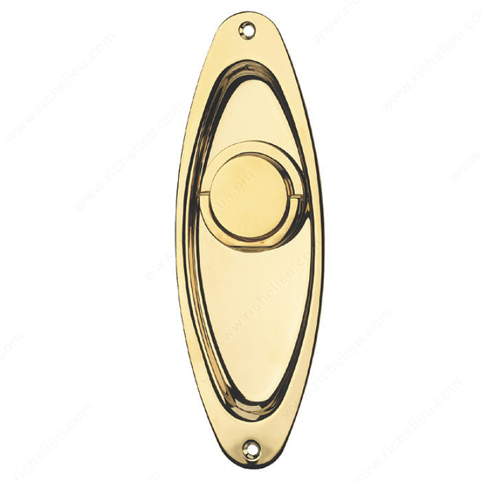 Pocket Door Drop-Ring Latch Set - Plate Style: Oval, Finish Satin Nickel