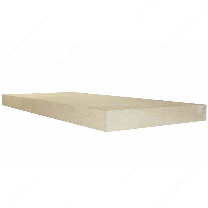 Lightweight Panels - Shelves, Width 60 3/4 in, Finish MDF, Color Group Natural