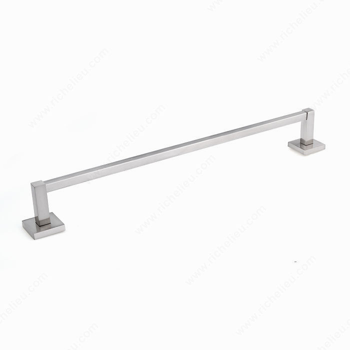 Towel Bar - Palisades Collection, Length - Overall Dimensions 495 mm, Finish Brushed Nickel, Center-to-Center 444 mm
