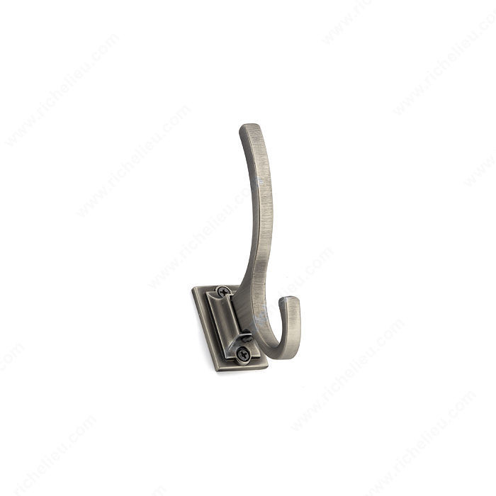 Transitional Metal Hook - 1233, Finish Antique Nickel, Our Divisions Nystrom