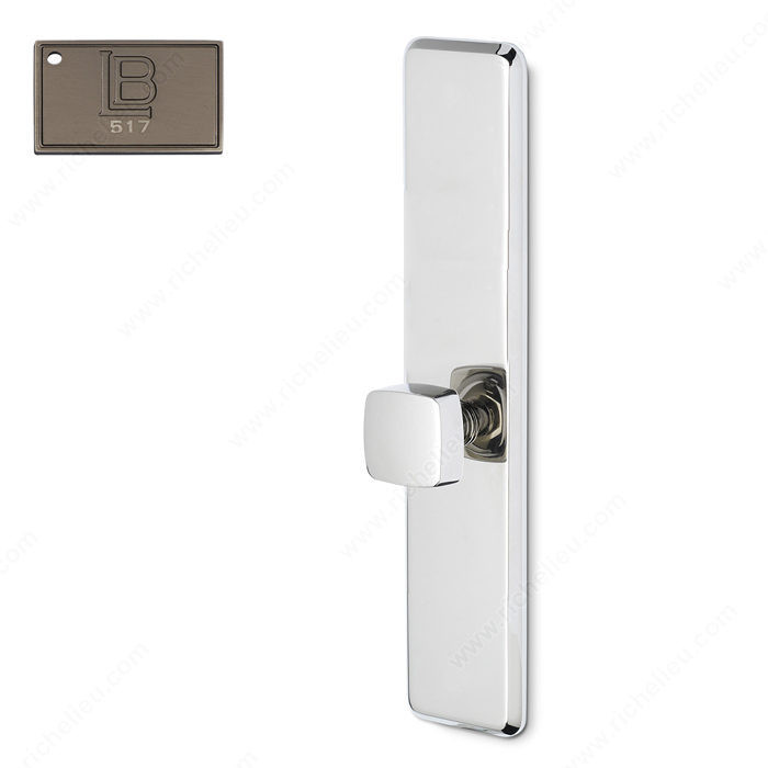 Deadbolt Full Dummy, Knob K6/K6 - New York, Finish Brushed Antique Nickel