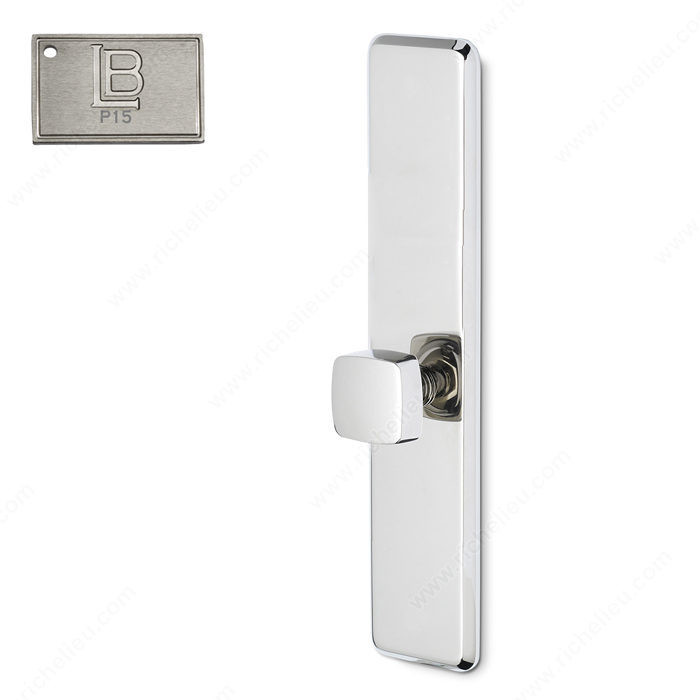 Deadbolt Full Dummy, Knob K6/K6 - New York, Finish PVD Brushed Nickel