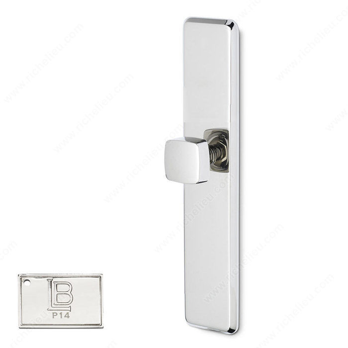 Escutcheon Full Dummy Set, Knob K6 - New York, Finish PVD Polished Nickel