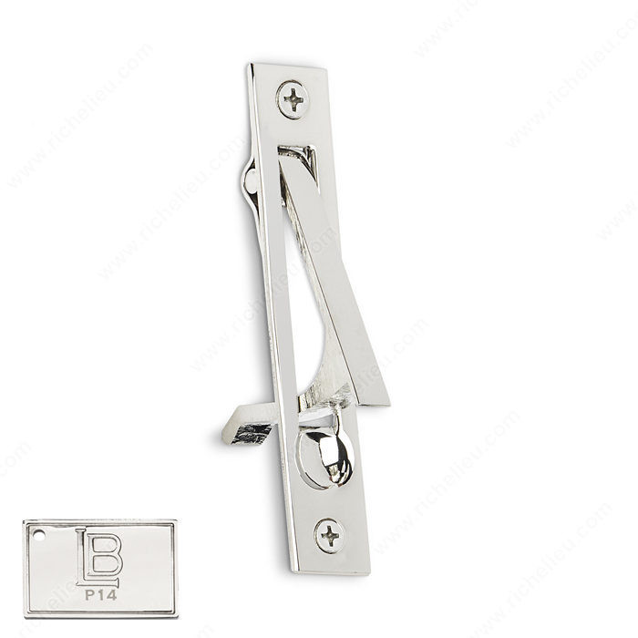 Edge Pull - Brass, Finish PVD Polished Nickel