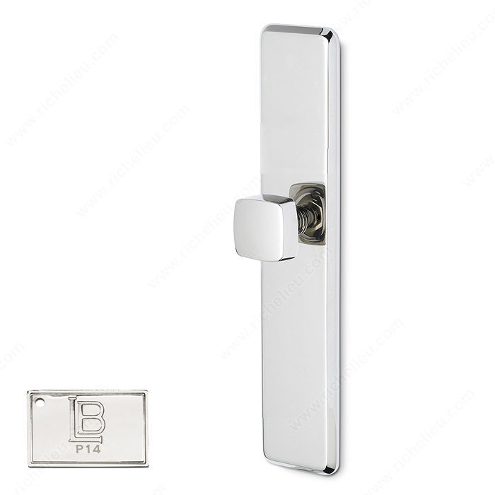 Left Escutcheon Privacy Set, Knob K6, 2.75 - New York, Finish PVD Polished Nickel