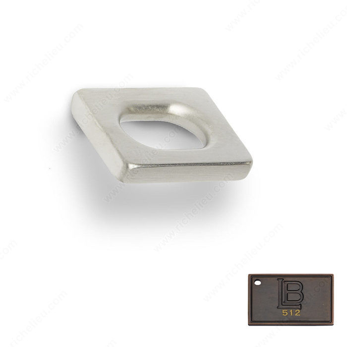Contemporary Brass Knob - C6, Finish Brushed Oil-Rubbed Bronze