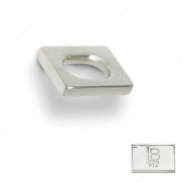 Contemporary Brass Knob - C6, Finish PVD Polished Nickel