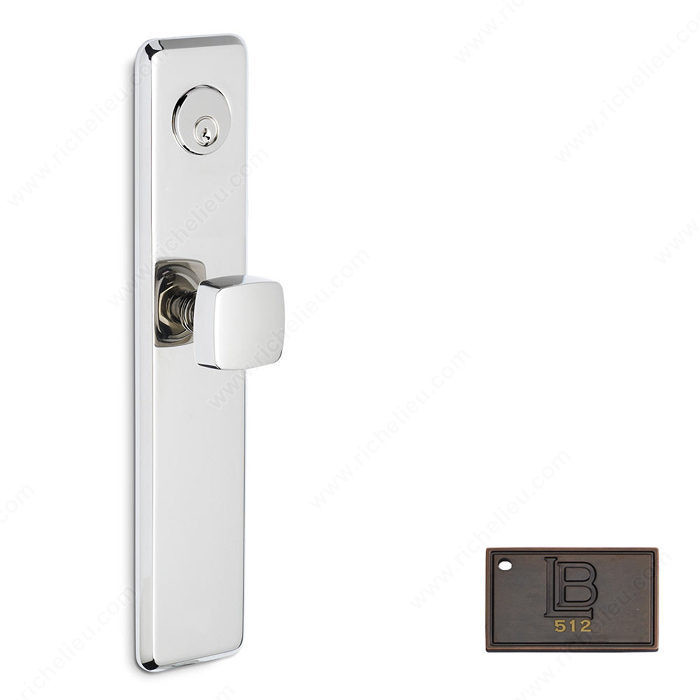 Right Mortise Escutcheon Entry, Knob K6/K6, 2.50 - New York, Finish Brushed Oil-Rubbed Bronze