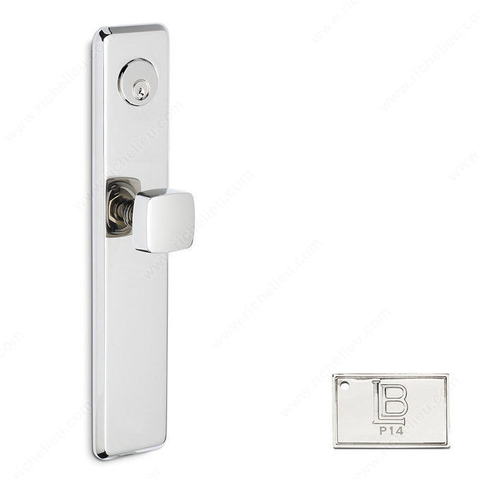 Right Mortise Escutcheon Entry, Knob K6/K6, 2.50 - New York, Finish PVD Polished Nickel