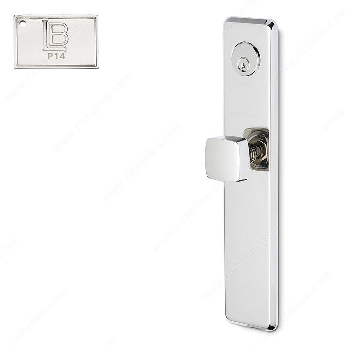 Mortise Escutcheon Full Dummy, Knob K6/K6 - New York, Finish PVD Polished Nickel