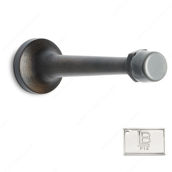 Wall Stop - Brass, Finish PVD Polished Nickel