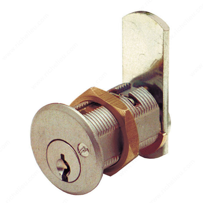 DCN Cam Lock 1, 1-1/8, 1-3/8 or 1-3/4, Cylinder Length 1 in, Key Type Keyed Alike #101, Panel Thickness Max. 3/4 in
