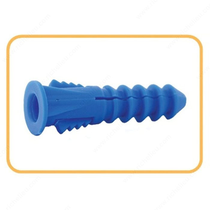 Plastic Shield, Load Capacity - Ceiling Mounted/Concrete 16 kg, Load Capacity - Wall Mounted/Concrete 34 kg, Diameter 3/16 in, Finish Yellow