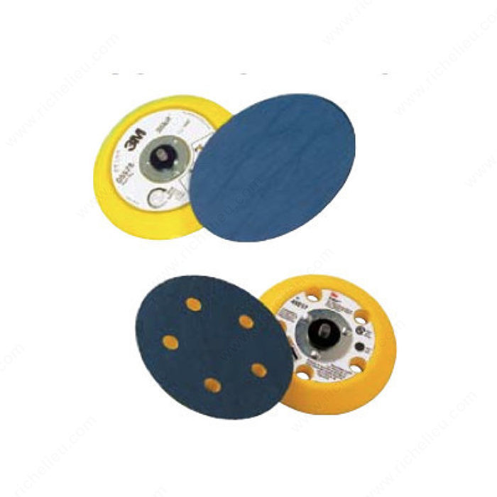 Sub-Base Pad for Stocked Sanders, Hardness Medium, Style No-Hole, PSA "Stikit" Pad