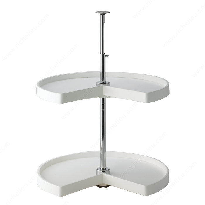 Kidney Polymer Tray Set, Tray Diameter 18 in, Capacity per Tray Max. 23 lb