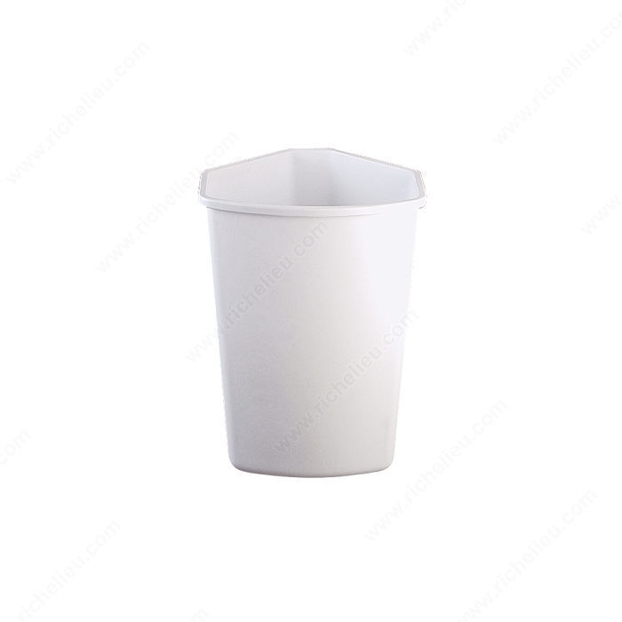 KV Waste Bins, Total Capacity 32 qt, Width 14 in, Depth 11 3/4 in, Height 20 in