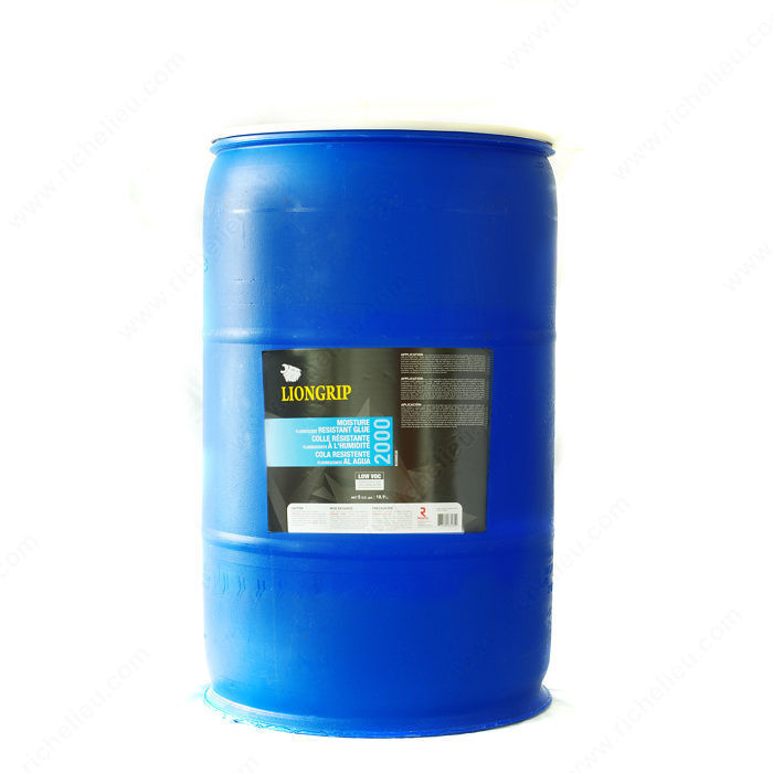 Moisture Resistant Glue - LIONGRIP 2000, Volume 45 gal.