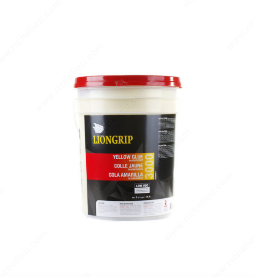 Yellow Glue - LIONGRIP 3000, Volume 5 gal.