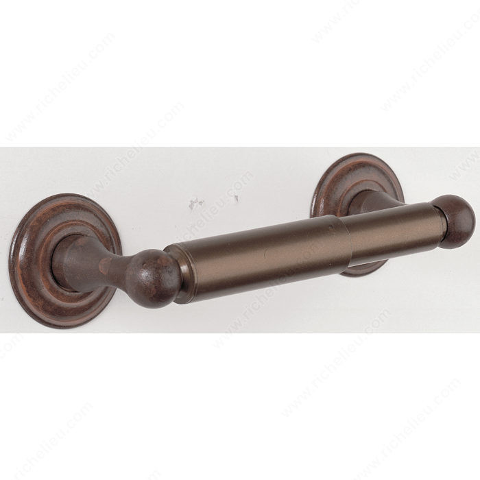 Bath Tissue Holder - Riviera Series, Finish Rust, Center to Center 6 3/8 in