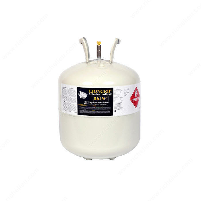 High-Temperature Adhesive Spray - LIONGRIP R661, Finish / Color Transparent / Clear, Weight 30 lb