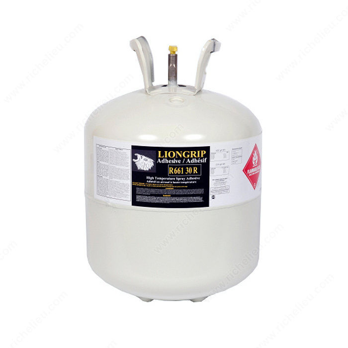 High-Temperature Adhesive Spray - LIONGRIP R661, Finish / Color Red, Weight 30 lb