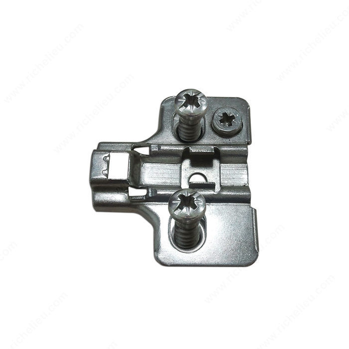 Plates with Euro screws and cam, Height 2 mm