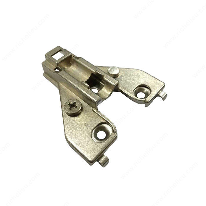 Face frame plates with eccentric adjustment, Height 6 mm
