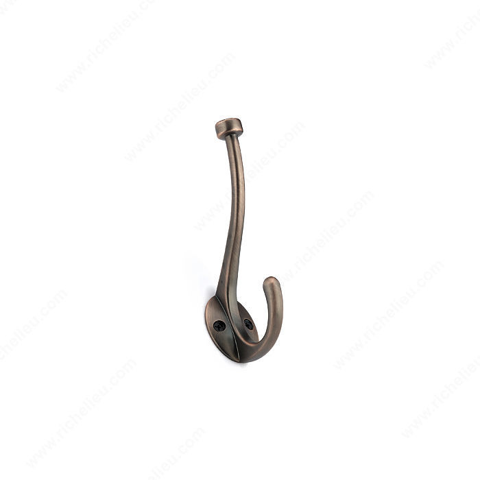 Transitional Metal Hook - 026, Finish Antique Copper, Our Divisions Richelieu