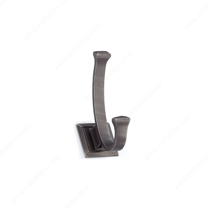 Transitional Metal Hook - 1173, Finish Antique Nickel