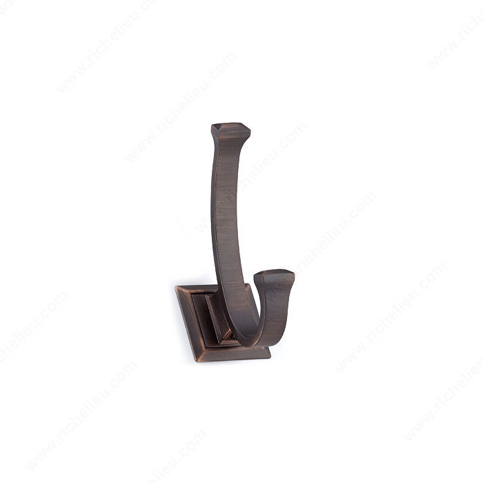 Transitional Metal Hook - 1173, Finish Brushed Oil-Rubbed Bronze