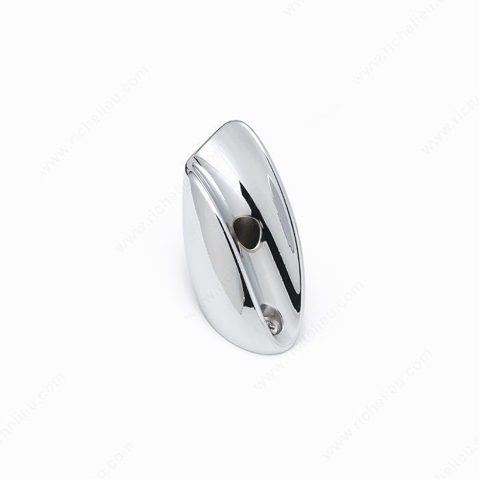 Contemporary Metal Hook - 1203, Finish Chrome